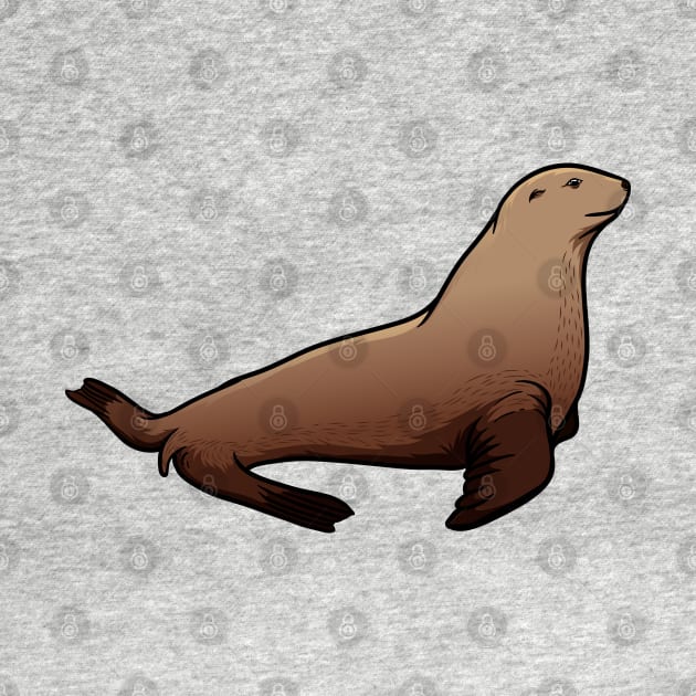 Sea Lion by Sticker Steve